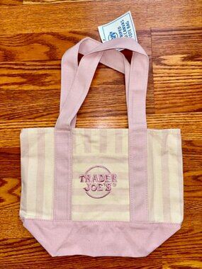 Trader Joe's Mini Tote in Pink
